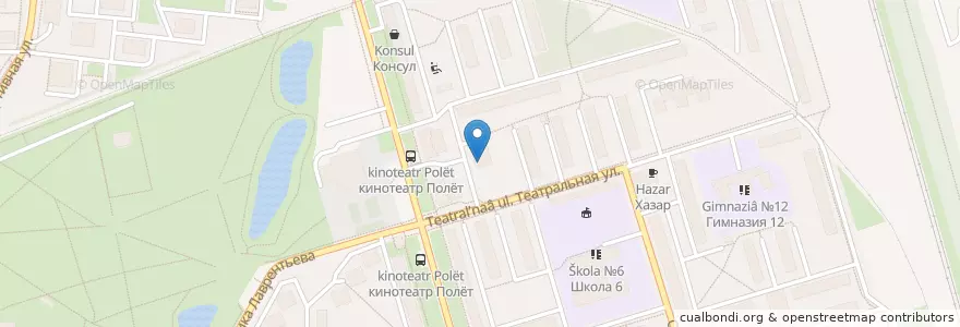 Mapa de ubicacion de Частная стоматология en Russie, District Fédéral Central, Oblast De Moscou, Городской Округ Долгопрудный.