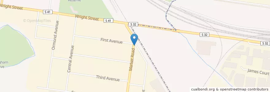 Mapa de ubicacion de Sunrise Deli Cafe en Australia, Victoria, City Of Brimbank.