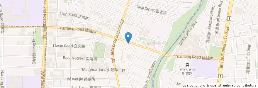Mapa de ubicacion de 林永和牙醫診所 en Tayvan, Kaohsiung, 三民區, 左營區.