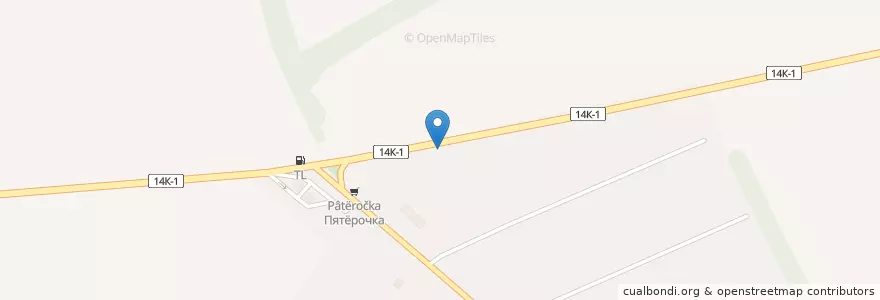Mapa de ubicacion de Прохлада en Rusland, Centraal Federaal District, Oblast Belgorod, Красногвардейский Район, Городское Поселение Бирюч.