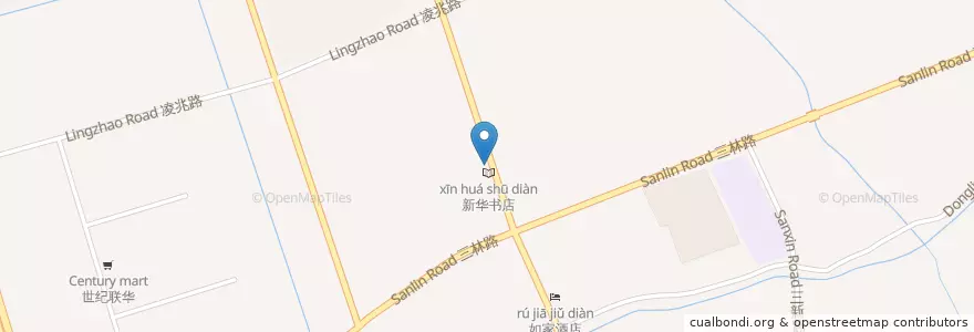 Mapa de ubicacion de 老盛昌汤包 en Çin, Şanghay, Pudong.