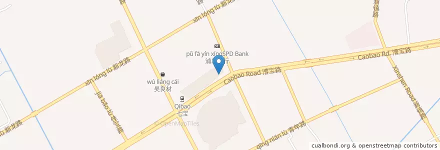 Mapa de ubicacion de 达美乐披萨 en China, Shanghai, Minhang.