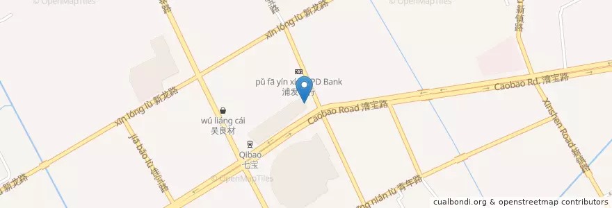 Mapa de ubicacion de KFC en 중국, 상하이, 민항구.