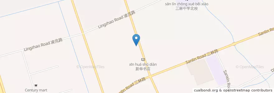 Mapa de ubicacion de 中国邮政储蓄银行 en China, Shanghái, Pudong.
