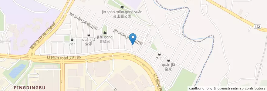 Mapa de ubicacion de 酒肆燒 en 台湾, 台湾省, 新竹市, 東区.