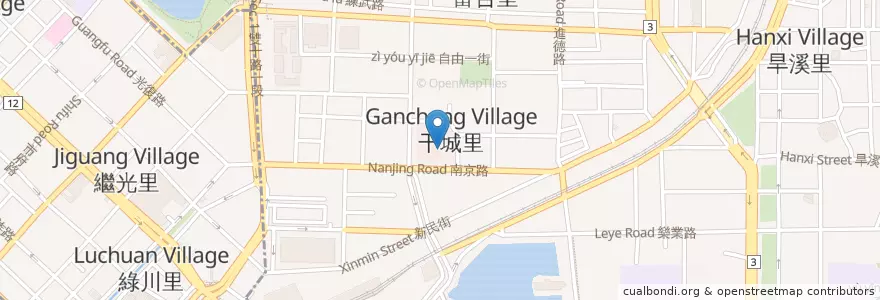 Mapa de ubicacion de 台中秀泰影城 en Taiwán, Taichung, 東區.