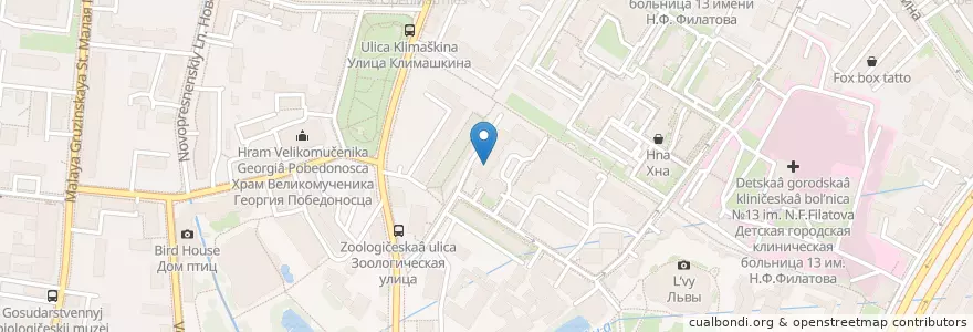 Mapa de ubicacion de Старс Дентал en Russia, Distretto Federale Centrale, Москва, Центральный Административный Округ, Пресненский Район.