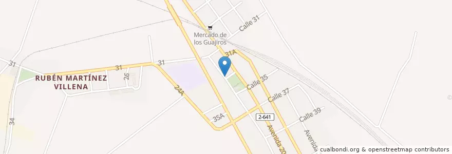Mapa de ubicacion de Cine Aguacate en كوبا, Mayabeque, Madruga.
