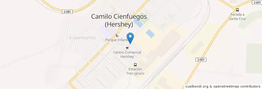 Mapa de ubicacion de Farmacia Hershey en Куба, Маябеке, Santa Cruz Del Norte.
