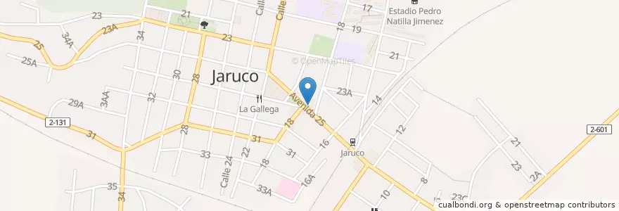 Mapa de ubicacion de Radio Jaruco en Cuba, Mayabeque, Jaruco.