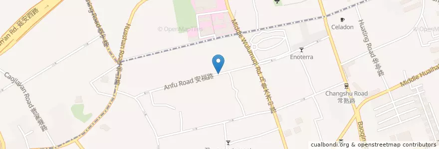 Mapa de ubicacion de Baker & Spice en China, Shanghai.