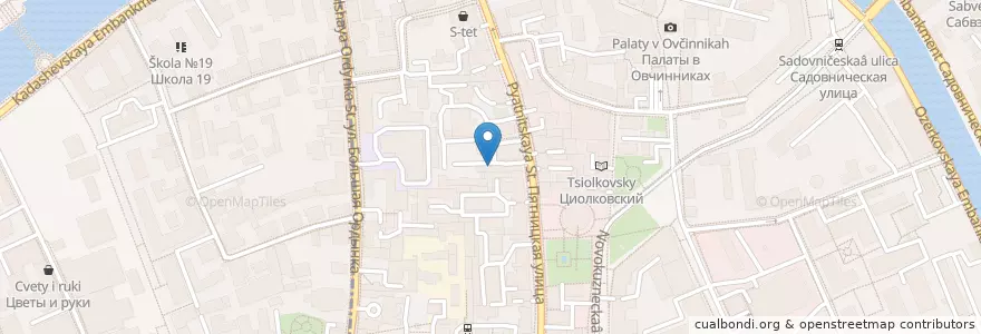 Mapa de ubicacion de Блэк Харп en روسيا, Центральный Федеральный Округ, Москва, Центральный Административный Округ, Район Замоскворечье.