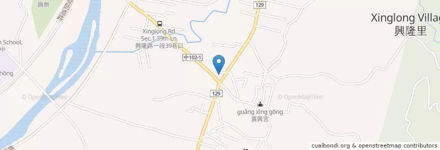 Mapa de ubicacion de 台灣中油 en تایوان, تایچونگ, 太平區.