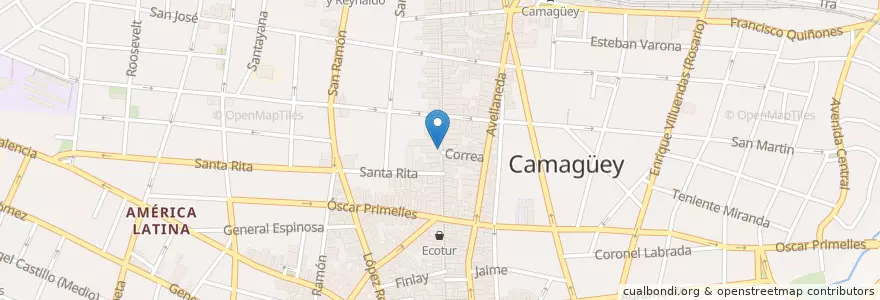 Mapa de ubicacion de El Patio en Küba, Camagüey, Camagüey, Ciudad De Camagüey.