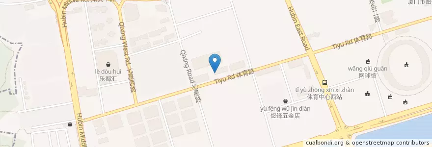 Mapa de ubicacion de 晋江牛肉馆 en چین, فوجیان, سیمینگ.