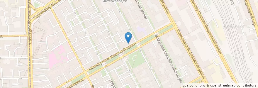 Mapa de ubicacion de Shastie Est' en Russia, Northwestern Federal District, Leningrad Oblast, Saint Petersburg, Адмиралтейский Район, Округ Семёновский.