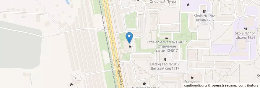 Mapa de ubicacion de Z-Studio en روسيا, Центральный Федеральный Округ, محافظة موسكو, Городской Округ Солнечногорск.