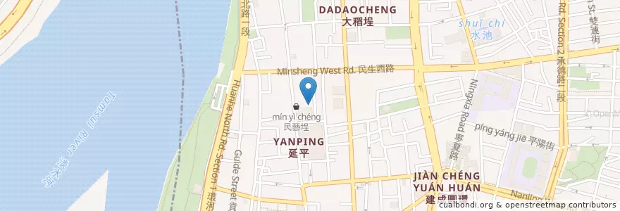 Mapa de ubicacion de Le Zinc 洛 Cafe & Bar en 타이완, 신베이 시, 타이베이시.