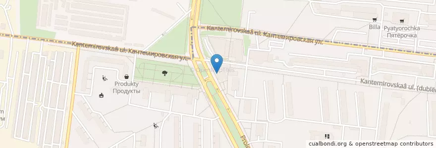 Mapa de ubicacion de Хинкальная en Rusia, Центральный Федеральный Округ, Москва, Южный Административный Округ, Район Царицыно.