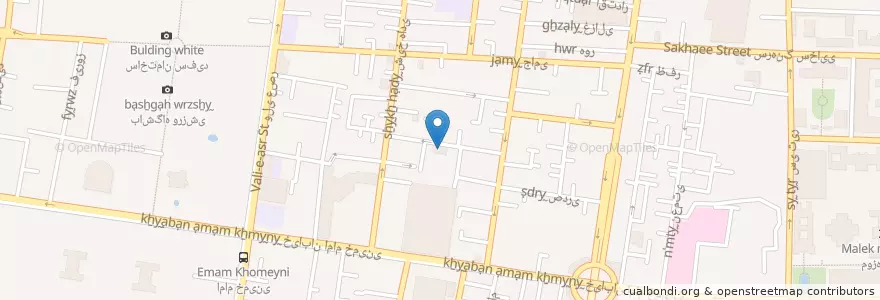 Mapa de ubicacion de علامه حلی ۱ en Иран, Тегеран, شهرستان تهران, Тегеран, بخش مرکزی شهرستان تهران.