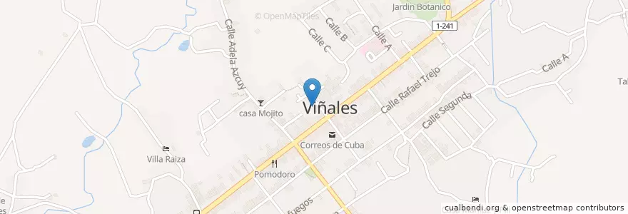 Mapa de ubicacion de La Plaza en کوبا, Pinar Del Río, Viñales.