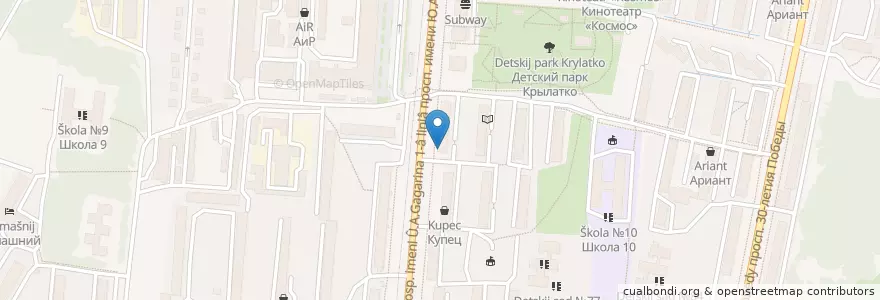 Mapa de ubicacion de Кулинария en Rusia, Уральский Федеральный Округ, Óblast De Cheliábinsk, Златоустовский Городской Округ.