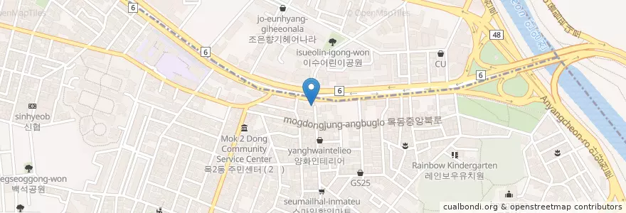 Mapa de ubicacion de 중앙약국 en Südkorea, Seoul.