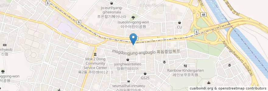 Mapa de ubicacion de 서울자연치과 en 대한민국, 서울.