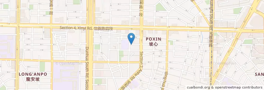 Mapa de ubicacion de 阿正廚坊 en Тайвань, Новый Тайбэй, Тайбэй, Даань.