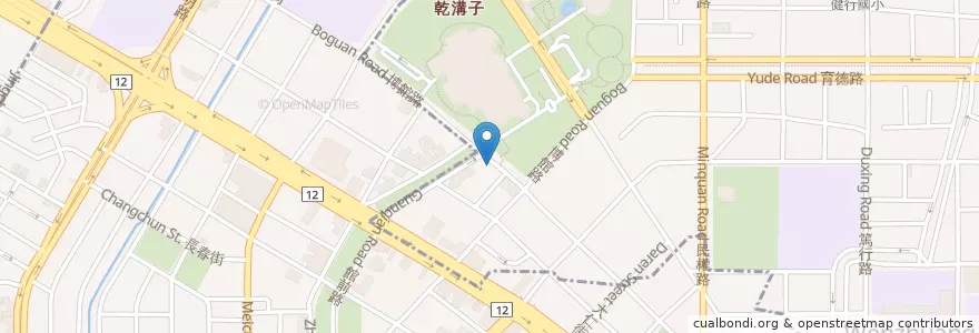 Mapa de ubicacion de 拉亞漢堡 en Taïwan, Taichung, 西區.