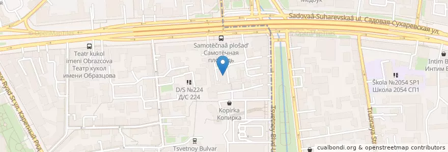 Mapa de ubicacion de Тверской районный суд en Russia, Central Federal District, Moscow, Central Administrative Okrug, Tverskoy District.