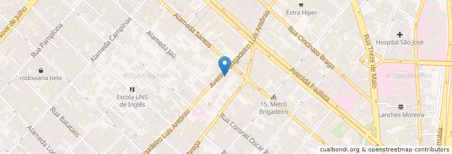 Mapa de ubicacion de Pomar Café en Brazilië, Regio Zuidoost, São Paulo, Região Geográfica Intermediária De São Paulo, Região Metropolitana De São Paulo, Região Imediata De São Paulo, São Paulo.