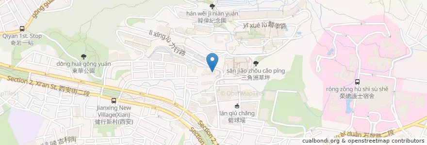 Mapa de ubicacion de 台灣惠蓀咖啡 en Taiwan, 新北市, Taipé, 北投區.