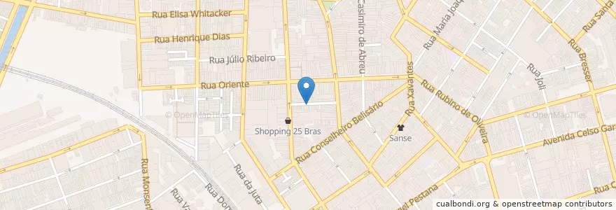 Mapa de ubicacion de Dundess Restaurante en 巴西, 东南部, 圣保罗, Região Geográfica Intermediária De São Paulo, Região Metropolitana De São Paulo, Região Imediata De São Paulo, 聖保羅.