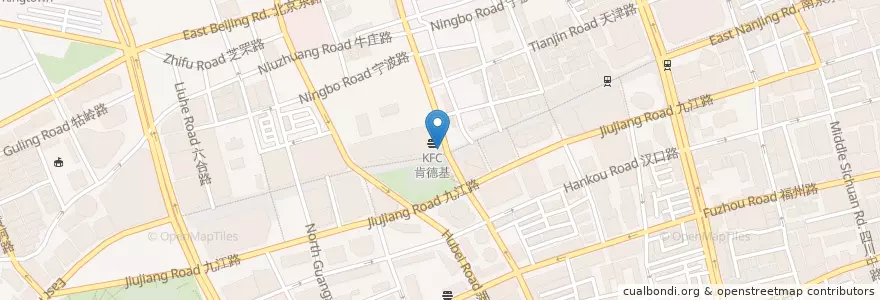 Mapa de ubicacion de 真老大房(鮮肉月餅) en China, Xangai, Huangpu.