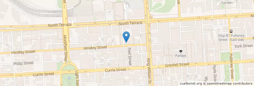 Mapa de ubicacion de McDonald's en Avustralya, South Australia, Adelaide, Adelaide City Council.