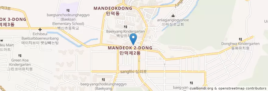 Mapa de ubicacion de 우리들 안과의원 en Corea Del Sud, Busan, 북구, 만덕동.