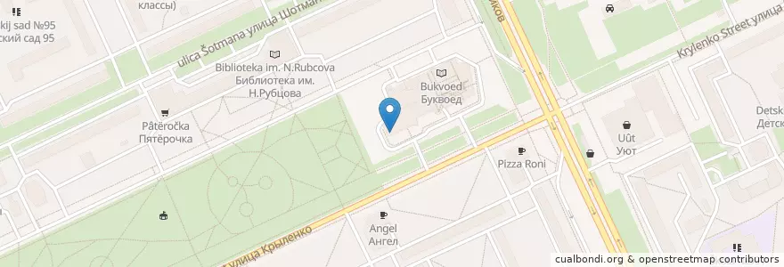 Mapa de ubicacion de Столовая en Russia, Northwestern Federal District, Leningrad Oblast, Saint Petersburg, Nevsky District, Округ № 54.
