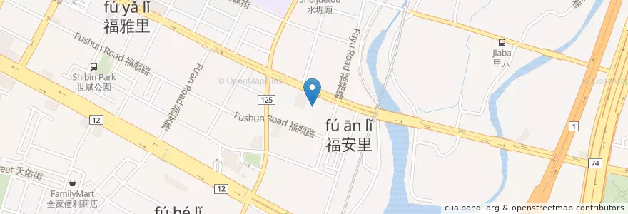 Mapa de ubicacion de 藏壽司 en 臺灣, 臺中市, 西屯區.