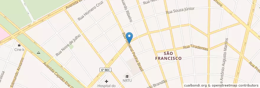 Mapa de ubicacion de Espaço D Rose en ブラジル, 北部地域, ロライマ, Região Geográfica Intermediária De Boa Vista, Microrregião De Boa Vista, ボア・ヴィスタ.