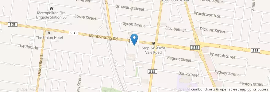 Mapa de ubicacion de Tree House Early Learning en 오스트레일리아, Victoria, City Of Moonee Valley.