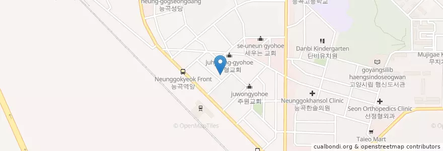 Mapa de ubicacion de 서울성락교회 능곡예배당 en 大韓民国, 京畿道, 高陽市, 徳陽区.