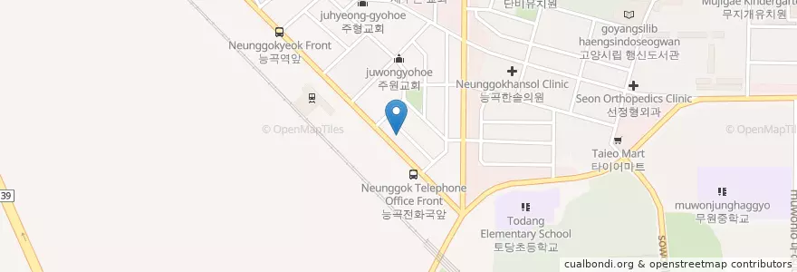 Mapa de ubicacion de 뉴 비전 교회 en 大韓民国, 京畿道, 高陽市, 徳陽区.
