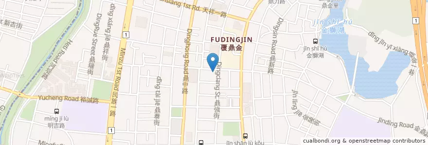 Mapa de ubicacion de 安利建藥局 en Taïwan, Kaohsiung, 三民區.