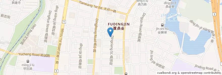 Mapa de ubicacion de 長青連鎖藥局 en Tayvan, Kaohsiung, 三民區.