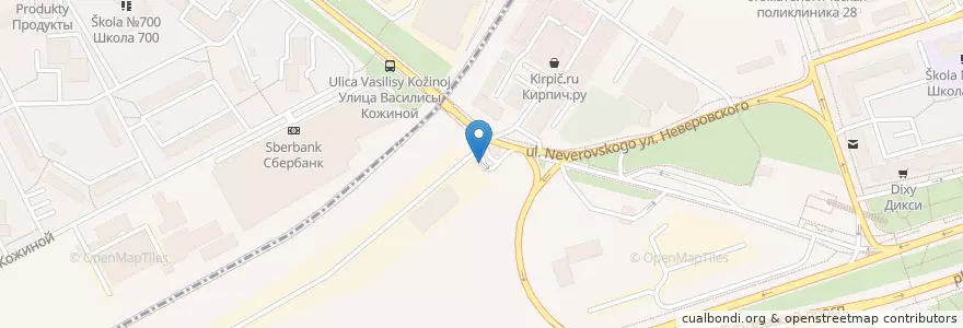 Mapa de ubicacion de Лукойл en Rusia, Центральный Федеральный Округ, Москва, Западный Административный Округ.