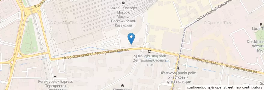 Mapa de ubicacion de Столовая en Rusland, Centraal Federaal District, Moskou, Центральный Административный Округ, Красносельский Район.