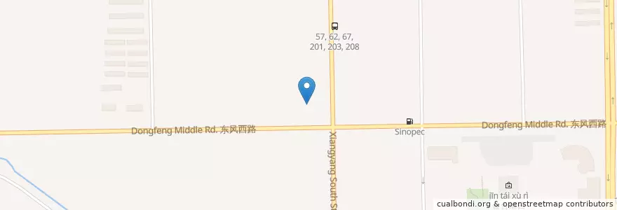 Mapa de ubicacion de Golden Globe Cinema en Китай, Хэбэй, 保定市, 竞秀区, 先锋街道.