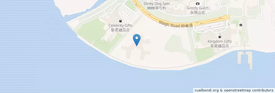 Mapa de ubicacion de 星航圖咖啡廳 Chart Room Cafe en 中国, 香港, 広東省, 新界, 離島區 Islands District.