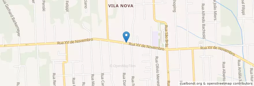 Mapa de ubicacion de Farmacia vila nova en البَرَازِيل, المنطقة الجنوبية, سانتا كاتارينا, Região Geográfica Intermediária De Joinville, Microrregião De Joinville, Joinville.
